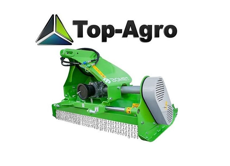 Top-Agro Schlägelmulcher mit hydraulischem Seitenverschub ab 1,60 bis 2,0m / Hammer / Messer Y