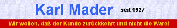 Karl Mader e.K. Landmaschinen