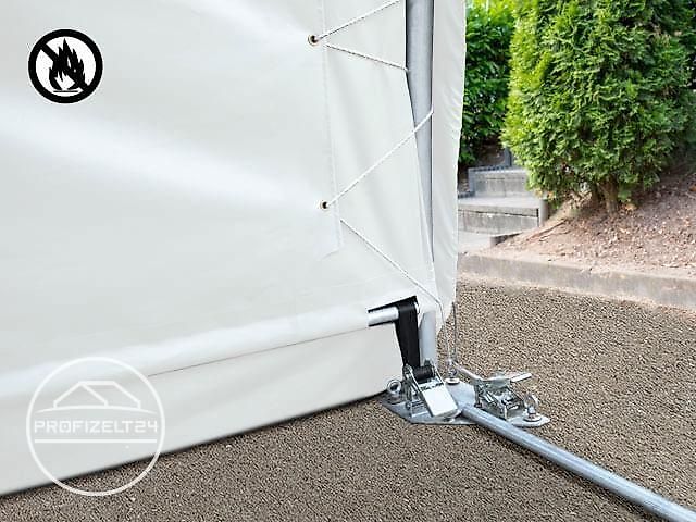 Toolport GmbH Rundbogenhalle 9,15x12m Lagerzelt Zelthalle Leichtbauhalle NEU