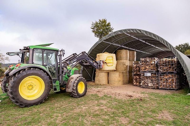 Toolport GmbH Rundbogenhalle 9,15x12m Lagerzelt Zelthalle Leichtbauhalle NEU