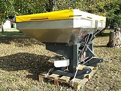 Langren Zweischeiben-Düngerstreuer Edelstahl 1000 l