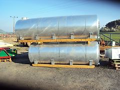 AGRITECH Wasserfass 3000 Ltr. Weidefass verzinkt Wasserwagen