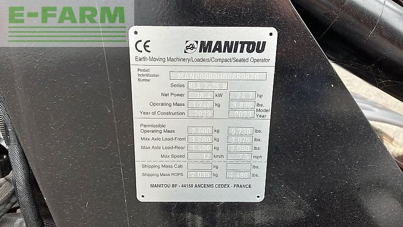 Manitou mla 2-25 h