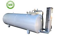 Dieseltank 5000 Liter doppelwandig aus Stahl, zylindrisch Dieseltank 5000 Liter doppelwandig aus Stahl, zylindrisch