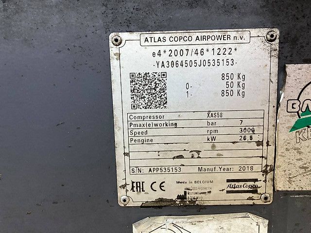 Atlas Copco XAS58