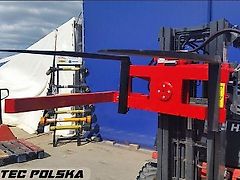 KMZ Kistendrehgerät für Stapler, Gabeltrager FEM II / forklift rotator 180°
