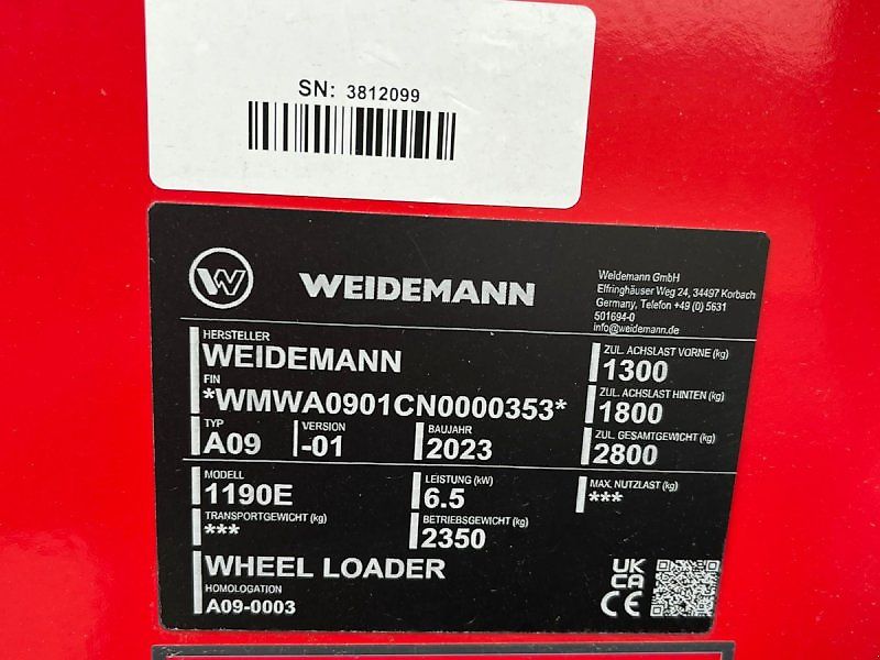 Weidemann 1190E