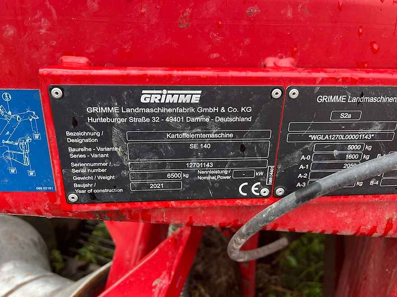Grimme SE-140-UB