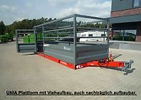 UNIA Transportplattform PL 6 mit Viehaufbau rundum, Mehrpr. NEU UNIA Transportplattform PL 6 mit Viehaufbau rundum, Mehrpr. NEU