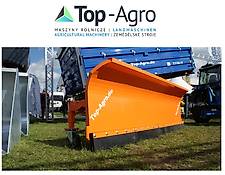 Top-Agro Schneeschild Schneepflug Gerade Serie PRO 2,7m bis 3,3m