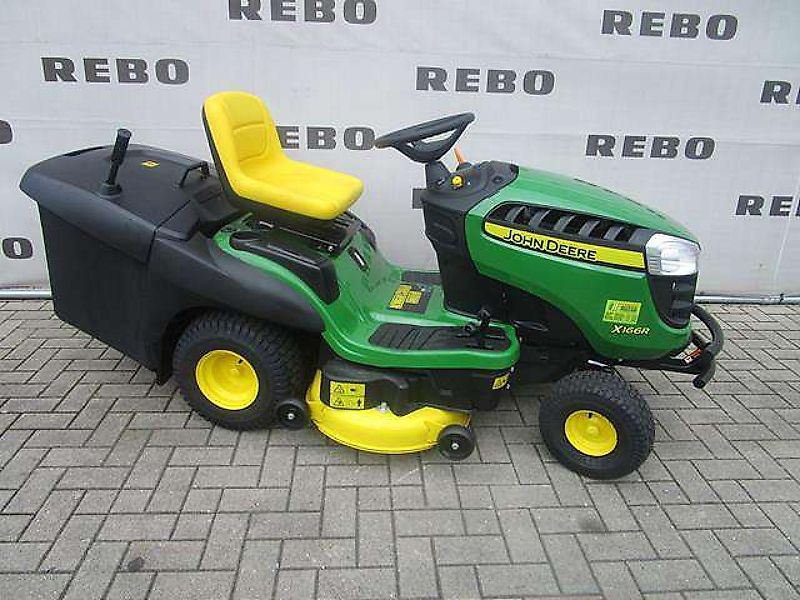John Deere X166R RASENTRAKTOR Rasenmäher/Aufsitzrasenmäher Gebraucht in