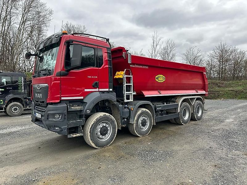 Miet Lkw Man TGS 4 Achser 8*8 Heckkippmulde