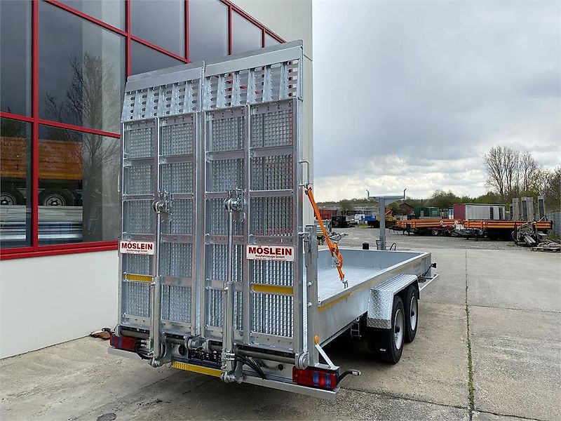 Möslein TT 11-E6x2 hydr. Rampen Tieflader für Fräsen brei