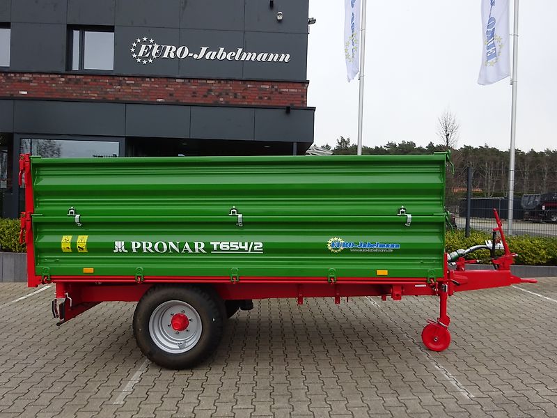 Pronar Einachsdreiseitenkipper, 654/2, 6 to, 40 km/h, Druckluft / Auflaubremse, ab Lager