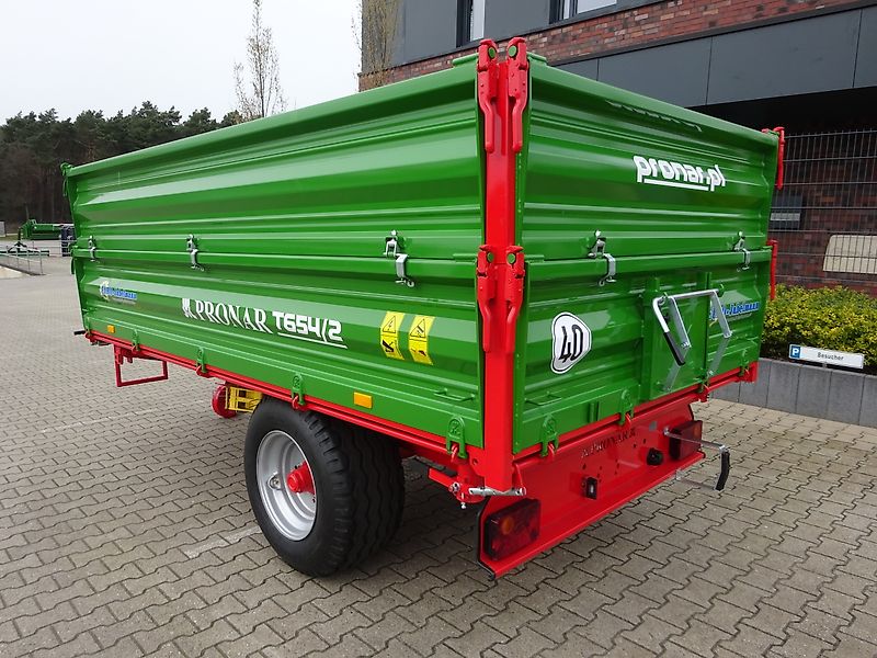 Pronar Einachsdreiseitenkipper, 654/2, 6 to, 40 km/h, Druckluft / Auflaubremse, ab Lager