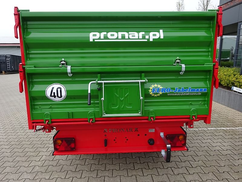 Pronar Einachsdreiseitenkipper, 654/2, 6 to, 40 km/h, Druckluft / Auflaubremse, ab Lager