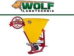 Wolf-Landtechnik GmbH Düngerstreuer rostfreie Streuscheibe 6-15m 400L
