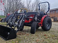TYM F25Rn Traktor 25 PS Allrad Traktor TYM Frontlader Erdschaufel Kommunalbereifung 280/70 R16 // 380/70 R24