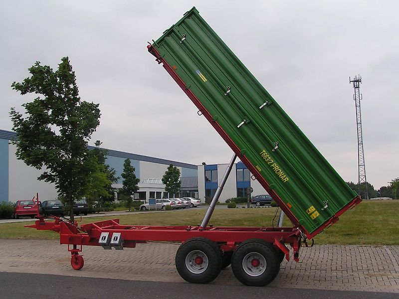 Pronar Tandemdreiseitenkipper, T 663/2; 9,7 / 8 to, Druckluft + Auflauf, NEU