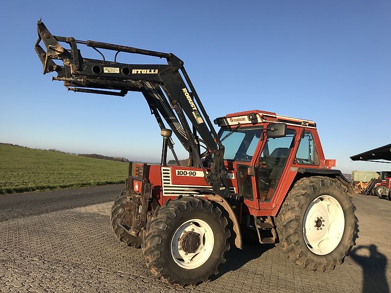 Fiat 100 90 DT mit Frontlader Traktoren Gebraucht in 36396 Steinau OT