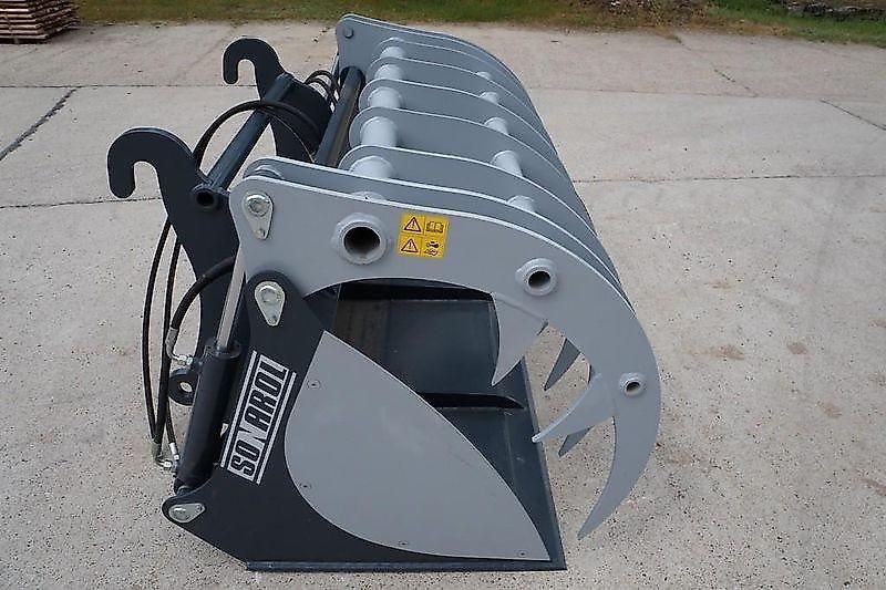 Sonarol Krokodil-Schaufel Greifen m. Gebrannten Zinken 1.4m bis 2.4m mit MX Aufnahme