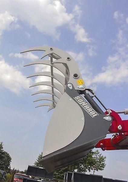 Sonarol Krokodil-Schaufel Greifen m. Gebrannten Zinken 1.4m bis 2.4m mit MX Aufnahme