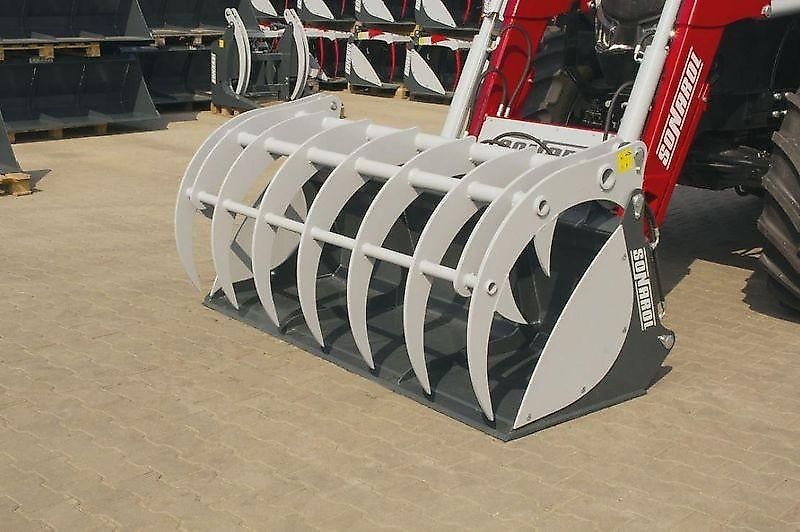 Sonarol Krokodil-Schaufel Greifen m. Gebrannten Zinken 1.4m bis 2.4m mit MX Aufnahme