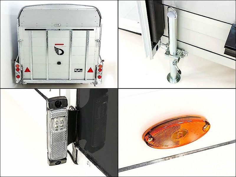 Debon Kofferanhänger Roadster C1000 200x500x200cm 3,5t schwarz