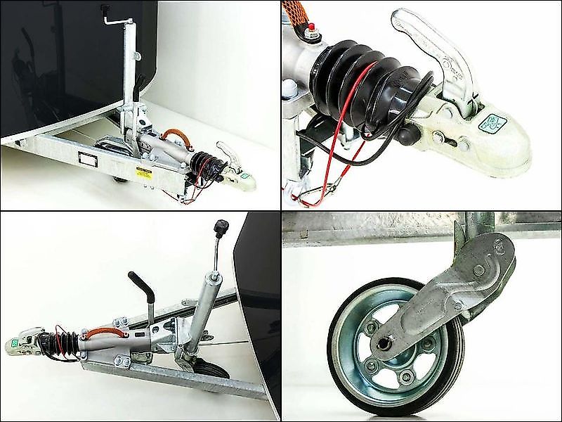 Debon Kofferanhänger Roadster C1000 200x500x200cm 3,5t schwarz