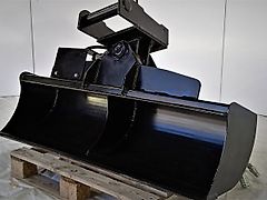 Hydr Grabenräumlöffel 1,40 Baggerlöffel 1400 mm Minibagger MS03 1,5 - 3 Tonnen