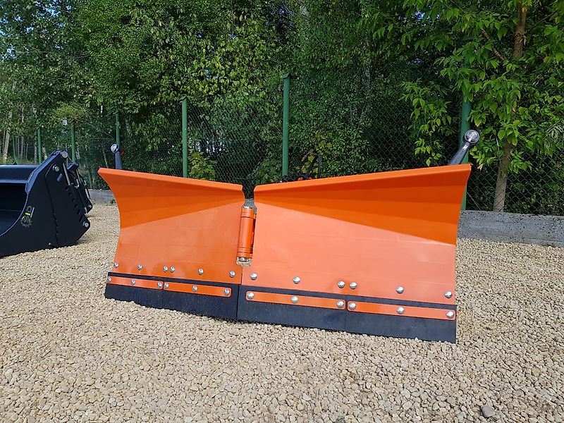 SID Schneepflug Schneeschild Vario 1520mm/ Arrowhead snow plough with rubber blade