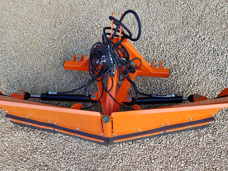 SID Schneepflug Schneeschild Vario 1520mm/ Arrowhead snow plough with rubber blade