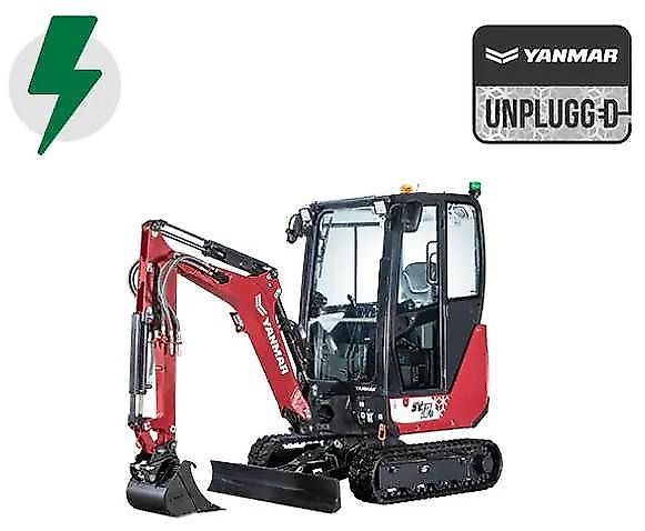Yanmar SV17e Vollelektrischer Minibagger Akku