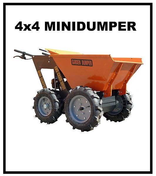 Delta Competent Minidumper 4x4 Garden Dumper Radlader Gebraucht In
