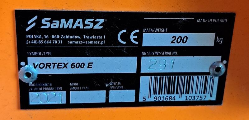 SaMASZ Profistreuer Vortex 600 E