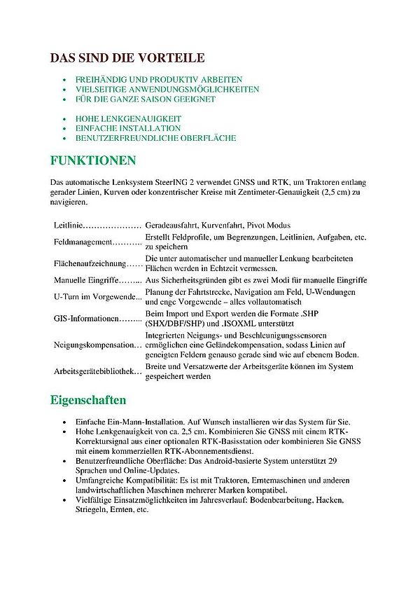 FJ Dynamics GPS - RTK Lenksystem AT 2 MAX