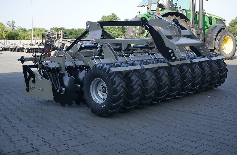 MD Rol-Ex Scheibenegge mit Hitch und Reifenpacker 2,5m - 4,0m AUTW