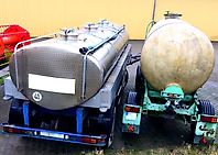 MERSCH Tankanhänger 12.900 Liter im Edelstahl V2A Faß- ehemaliger Milchtanker MERSCH Tankanhänger 12.900 Liter im Edelstahl V2A Faß- ehemaliger Milchtanker