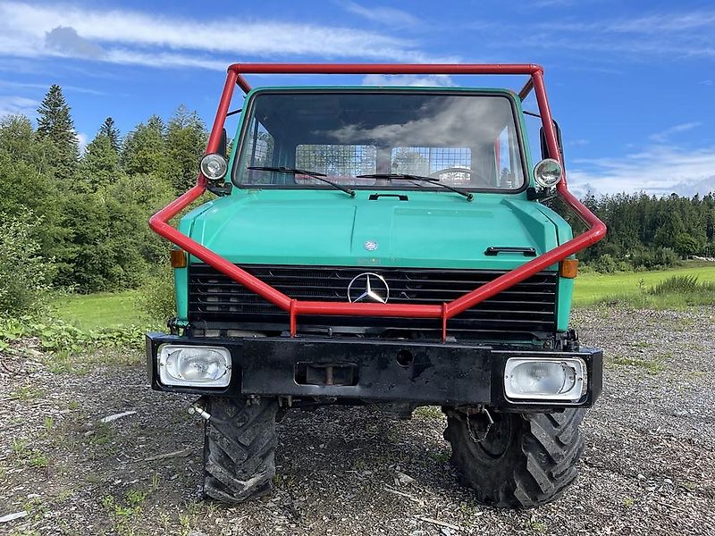 Mercedes-Benz Unimog U1000 mit Werner Forstausrüstung