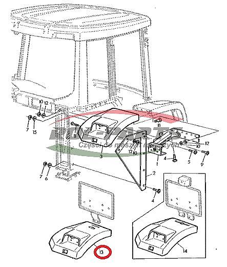 John Deere Kotflügel links L101642