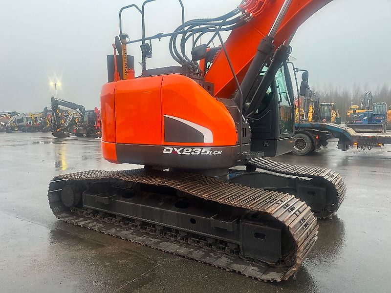 Doosan DX 235 LCR / Engcon, 3 kauhaa, Rasvari
