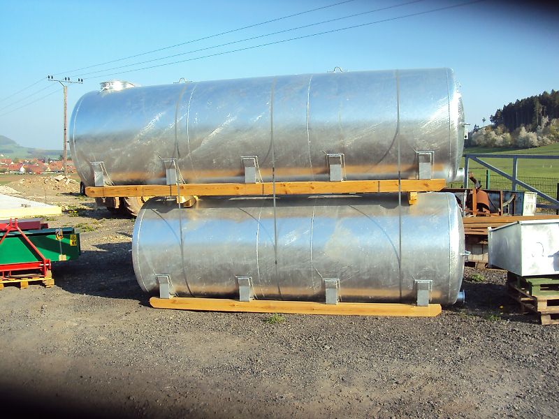 AGRITECH Wasserfass 6000 Liter , verzinkt , Weidefass