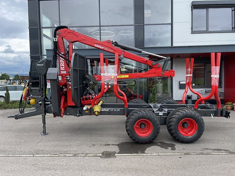 Krpan GP 14 DF + Kran 7,4 K