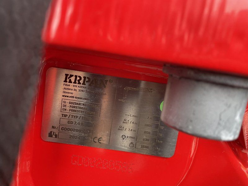 Krpan GP 14 DF + Kran 7,4 K