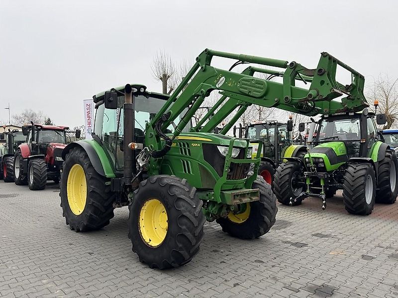 John Deere 6105R + JD H340