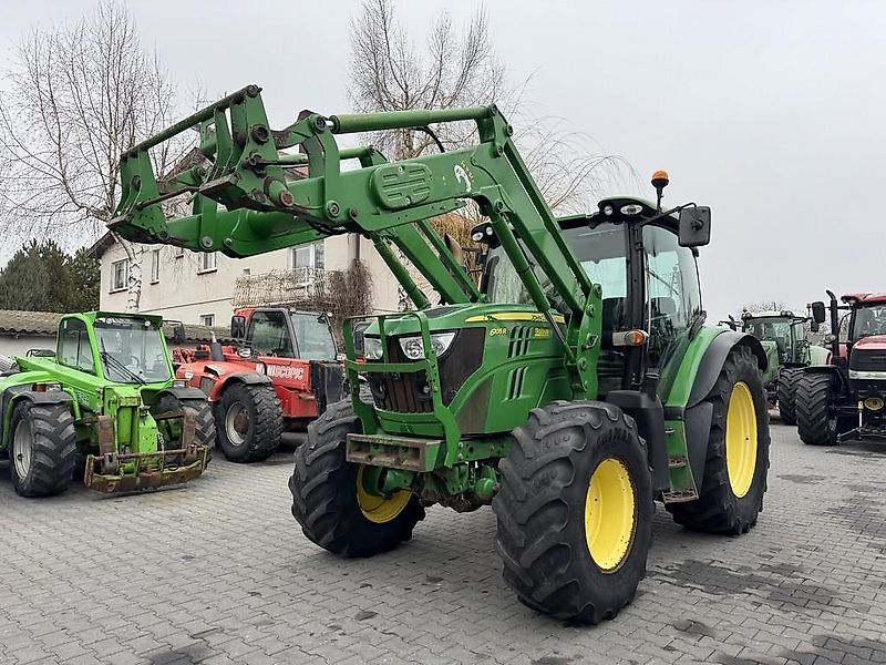 John Deere 6105R + JD H340