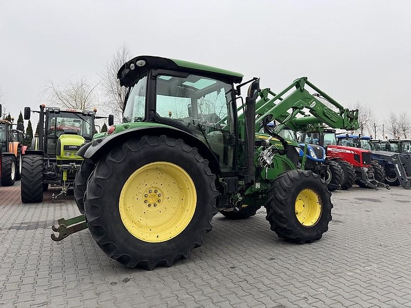 John Deere 6105R + JD H340