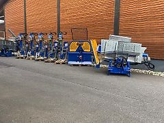 Binderberger Holzspalter Spalter Rückezange Kreissäge Förderband