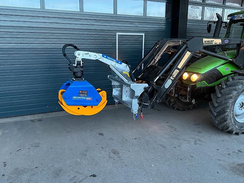 Binderberger Rückezange Forstzange Holzzange Frontladerzange