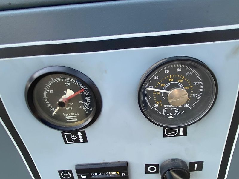 Atlas Copco GA10 Kompressor mit FX50 Kältetrockner und Kessel